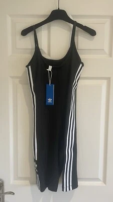 Adidas Originals Black Cycling Suit Size UK8 BNWT - Image 1 of 4