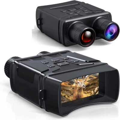 HD Night Vision Binoculars Portable Telescope Zoom Optics Hunting Outdoor Hiking - Image 1 of 4
