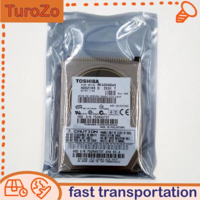 Toshiba 40gb 5400 RPM,2.5" MK4026GAX IDE  Internal Hard Disk Drives - Image 1 of 4