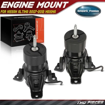 2x Montaje de motor delantero y trasero para Nissan Altima 2007-2012 Máxima 2009-2014 Foto 1 de 4