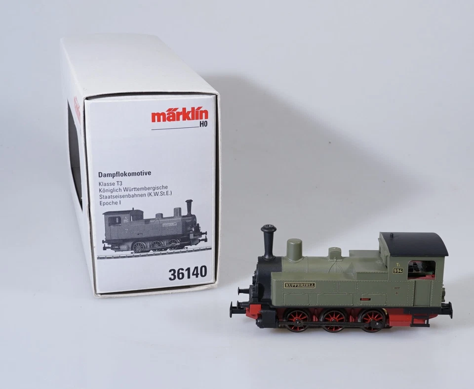 (7390) Märklin H0 36140 Dampflok T3 Kupferzell der K.W.St.E. Digital in OVP - Bild 1 von 1