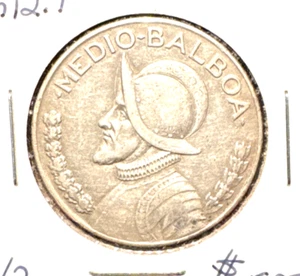 Panama 1930 1/2 balboa KM 12.1 XF - Picture 1 of 2