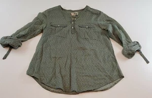 Holding Horses Damen-Top Shirt 4 grün transparent Anthropologie - Bild 1 von 7
