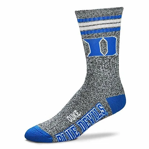 For Bare Feet Duke Blue Devils Got Marbled Crew Socks FREE SHIPPING Cover