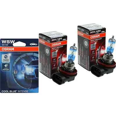 2x OSRAM NIGHT BREAKER UNLIMITED H11 +110% W5W COOL BLUE INTENSE SET Glühbirne - Bild 1 von 4