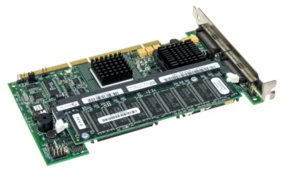 Controller Dell 0J4717 PERC4/Dc Dual U320 SCSI 128MB Pcix Battery - Image 1 of 2