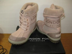 London Fog Collection Women's Minny Boots - Blush Combo Wl06272w - NWT - Size 7 - Picture 1 of 8