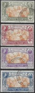 #143-146 Italy 20c-1L Propagation of Faith (1923) Complete Set Used; CV $700.00! - Picture 1 of 1