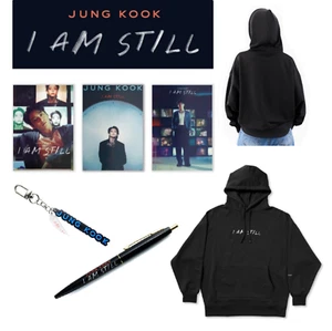 BTS JUNG KOOK I am Still Sudadera con Capucha Llavero Cuaderno Bolígrafo OFICIAL + Pista - Imagen 1 de 7