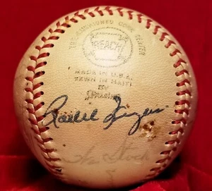 1973 World Series Champion Oakland Athletics A's Team Signed OAL Ball vtg 70s - Picture 1 of 10