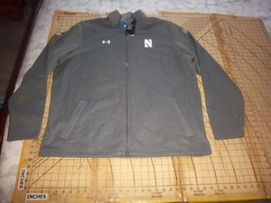 MENS 2XL GRAY 2017 MUSIC CITY BOWL UNDER ARMOUR NCAA NORTHWESTERN JACKET - NWT - Picture 1 of 3