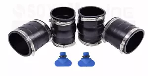 Kit de manguera inferior colector de escape Volvo Penta 5,0 L 5,7 L Sterndrive V6 V8 3853608 - Imagen 1 de 2