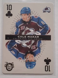 21/22 OPC Cale Makar Playing Card 10 of Clubs - Picture 1 of 2