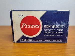 Vintage Peters High Velocity Empty 30-06 150 Grain Box Made In USA (Empty Box) - Picture 1 of 6