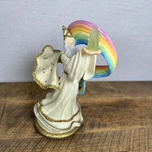 Marjorie Sarnat San Francisco Music Box Company Wizard With Rainbow - Picture 1 of 8