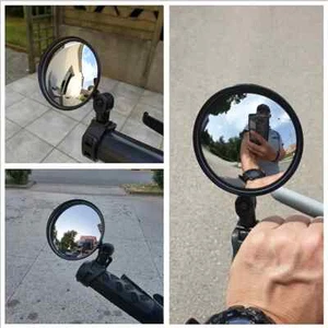 360° Flexible Bike Rear View Mirror Road Bicycle Handlebar Rear view Mirror - Picture 1 of 4
