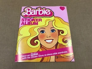 Álbum de pegatinas Barbie 1983 vintage - sin usar - Imagen 1 de 7