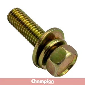 Champion CBP189 Hex Sems Bolts Flat & Spring Washers M6 x 12mm Pack of 50 - Picture 1 of 3