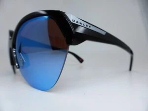 Oakley Sunglasses TRAILING POINT Polished Black POLARISED Prizm Deep H2O Lenses - Picture 1 of 4