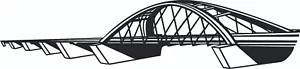 1x Aufkleber Sticker Fehmarn Brücke ca. 50 x 17 cm - Picture 1 of 1