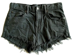 Ralph Lauren Women's Cut-Off Jeans Shorts Size 27 Black - Picture 1 of 5
