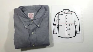 Camisa de vestir Brooks Brothers para hombre de algodón, abotonada, ajuste clásico 17 - Imagen 1 de 7