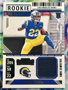 Contenders Blake Corum (RC) Rookie Ticket Variation #RTS-BCM Los Angeles Rams - Picture 1 of 2