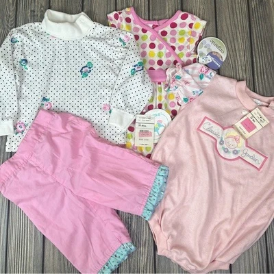 NEW Vintage Baby Girl Clothing Bundle - Image 1 of 4