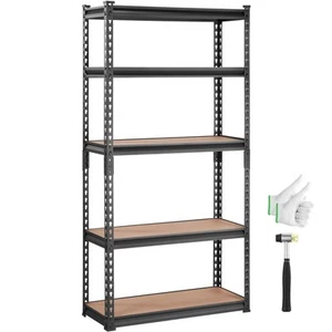 Uimoso Storage Shelving Unit Garage Storage Rack 5-Tier Adjustable 2000 lbs Load - Picture 1 of 12