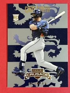Cam Smith 2025 Panini Crusade (RC, SP) novato lámina dorada letras #8 Astros - Imagen 1 de 2