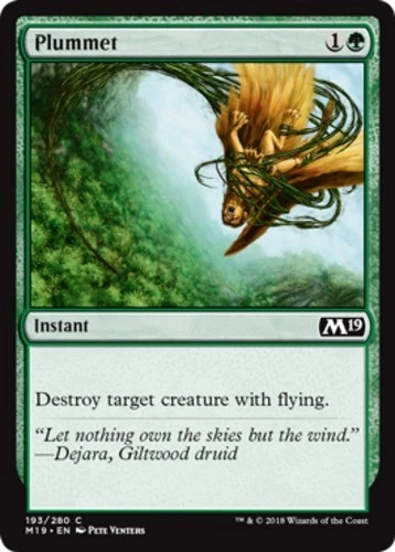 x1 Plummet - Core Set 2019 (M19) - NM - MTG - Image 1 of 1