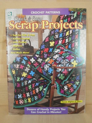 Quick & Easy Scrap Projects Dozens of Handy Projects Crochet Pattern Book - Image 1 of 4