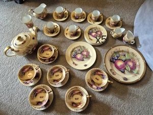 Aynsley Gold Orchard Large Tea Set X36 Pieces - Picture 1 of 5