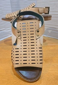 Roan By Bed Stu Ballad Leather Strappy Sandals US 7/EU 37 NWOB City Preppy  - Picture 1 of 9