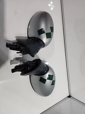 Juego de espejos retrovisores laterales par OEM 02-06 Mini Cooper S R50 R52 R53 plateado Foto 1 de 4