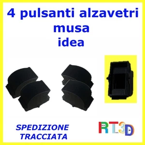 4 Pulsanti Rinforzati Lancia MUSA fiat IDEA Pulsantiera alzavetri pulsante tasto - Foto 1 di 1