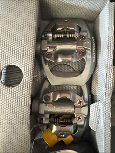 Shimano PD-A530 2 vie SPD + pedali bici piatta NERO nuovi SCATOLA APERTA - Foto 1 di 8