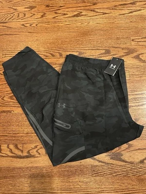 Under Armour Unstoppable Cargo Pants Mens Size 4XLT Black Camo 1390256-002 NWT - Image 1 of 4