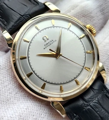 OMEGA AUTOMATIC 2445-12 SC CAL354 SILVER DIAL MEN'S WATCH - Image 1 of 4