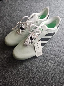 New Adidas Unisex The Road Shoes Cycling Shoes GX1661 Size Men 10.5 White& Green - Picture 1 of 9
