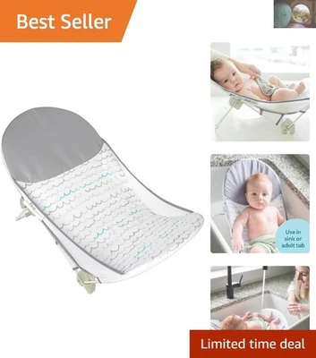 Sure Comfort Plegable Bebé Bañista - Asiento de Baño Portátil Antideslizante para Bebés Foto 1 de 4