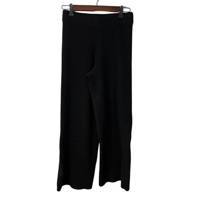 Elie Tahari 女式黑色阔腿休闲裤 S 码 — 第 1/4 张图片