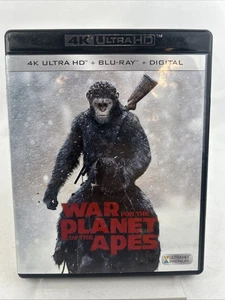 WAR FOR THE PLANET OF THE APES (2-disc 4K Ultra HD BluRay, 2017) - Picture 1 of 5