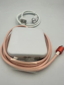 Genuine Apple iMac 24" M1 Power Adapter Orange A2290 - New with Wall Cable - Picture 1 of 5