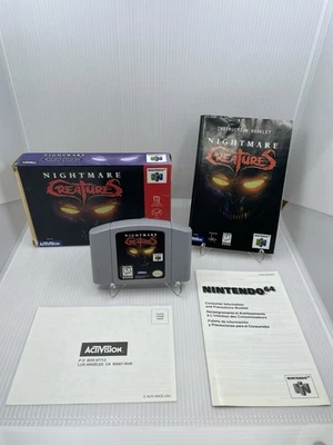 Nightmare Creatures (Nintendo 64 N64) Complete in Box CIB TESTED & WORKING - Image 1 of 4