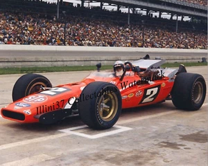 MARIO ANDRETTI 1969 INDY 500 WINNER AUTO RACING 8X10 FOTO - Foto 1 di 1
