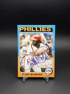2012 Topps Archives Fan Favorites Auto Bake McBride #FFA-BM Auto - Picture 1 of 2