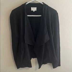 Caslon Women’s Open Front Jacket with Pockets. Size Large - Picture 1 of 6
