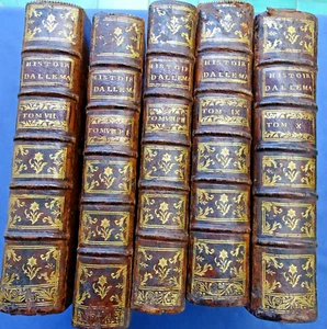 Barré – Histoire générale d’Allemagne – Paris 1748 –11 volumi, carte e incisioni - Picture 1 of 12