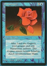 Mana Short (BB 1994) Revised (GERMAN) NM Blue Rare CARD (180201) ABUGames